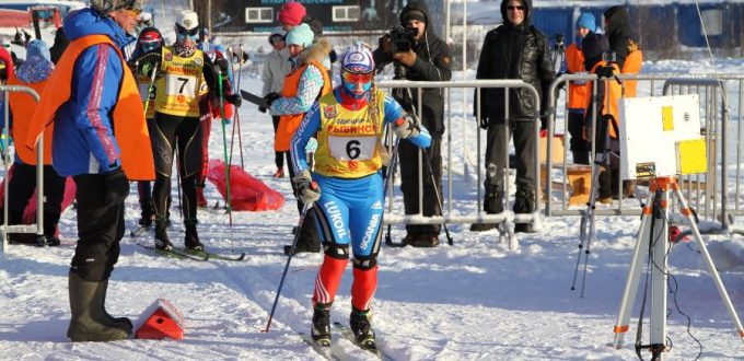 Фото лыжника - В Демино проходит чемпионат ЦФО 2019 по лыжным гонкам