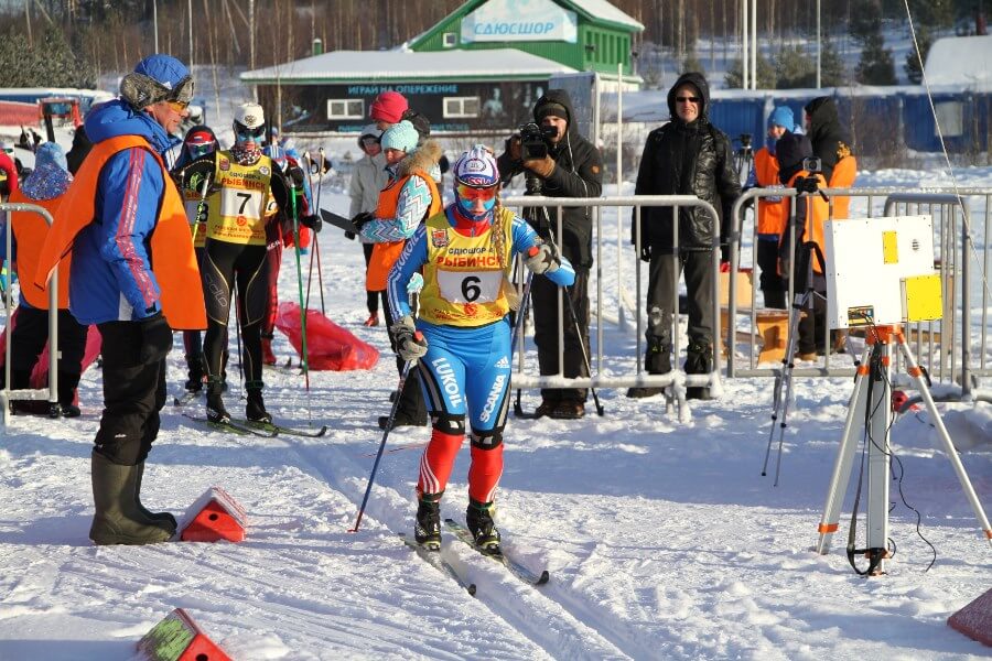 Фото лыжника - В Демино проходит чемпионат ЦФО 2019 по лыжным гонкам