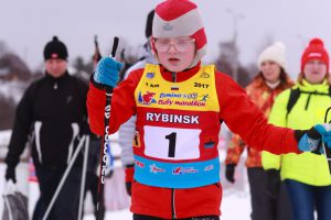 Фото ребенка на лыжне - Дёминский лыжный Baby-марафон 2019