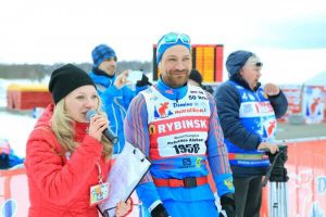 Фото олимпийского чемпиона - Петухов Алексей в Дёминском лыжном марафоне 2019