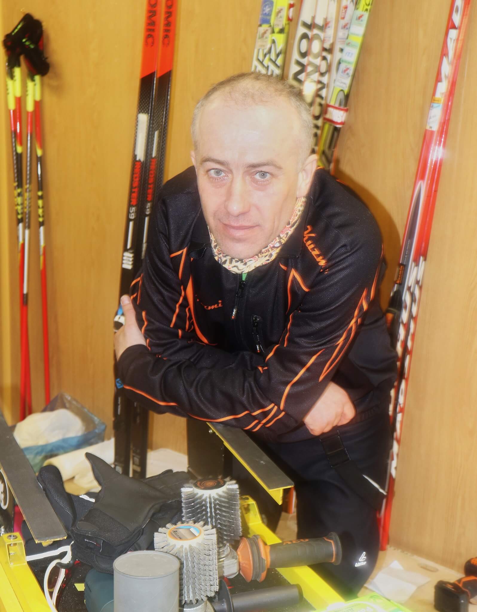 Фото спортсмена SKI 76 TEAM - Соболев Алексей, сервис и подготовка лыж к соревнованиям, г. Кострома