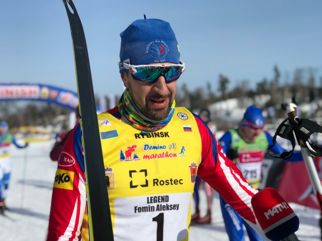 Легенда номер 1 - Фомин Алексей. Дёминский лыжный марафон 2019