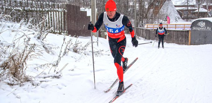 Фото лыжника Кирсанов А. Лыжные гонки. Ярославль