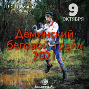 Дёминский беговой трейл 2021. Афиша соревнования