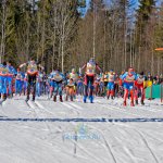 Старт лыжной гонки в Мильцево (Иваново). Фото