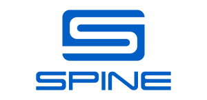 SPINE. Логотип российского бренда товаров для лыжного спорта. Треккинговая и повседневная обувь