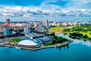 Дворец спорта - место проведения Минского триатлона. Беларусь
