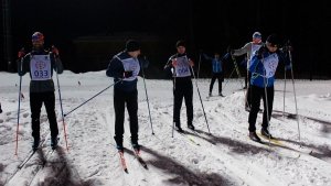 Старт лыжников на ст. Спартак в Ростове