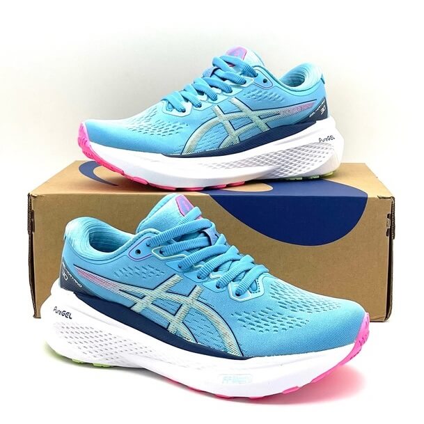 Asics Gel-Kayano 30 Waterscape/Electric Lime - фото мужских кроссовок