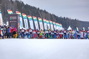 Лыжный марафон Галичское Заозерье - Общий старт лыжников