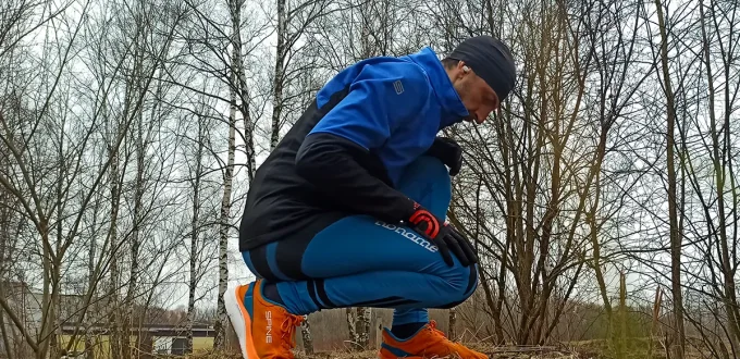 Фомин Алексей на беговой тренировке (27 марта 2025)