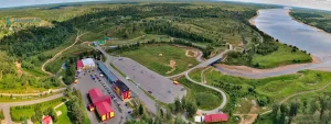 Вид сверху спортивного центра - ЦЛС Демино панорама, Рыбинск
