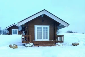 Гостевая деревня Марьино Поле - вид зимой