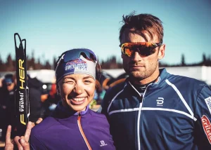 Совместное фото Варвары Прохоровой с Петтером Нортугом