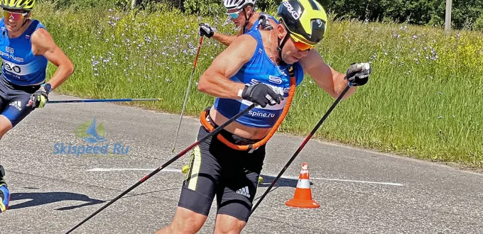 Спортсмен-любитель Алексей Ерохин, Волгореченск на лыжероллерном дуатлоне Артамоновых 2024