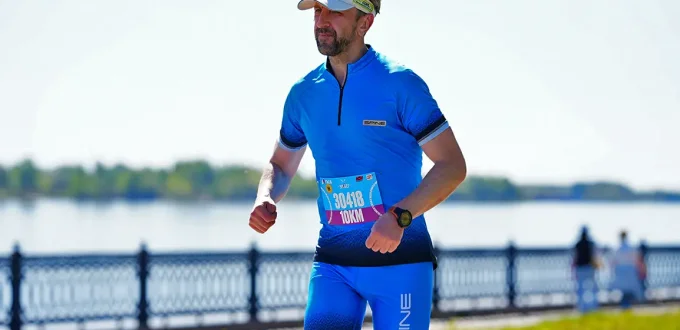 Участник Фомин Алексей. Забегрф 2024 в Ярославле, Волжская набережная